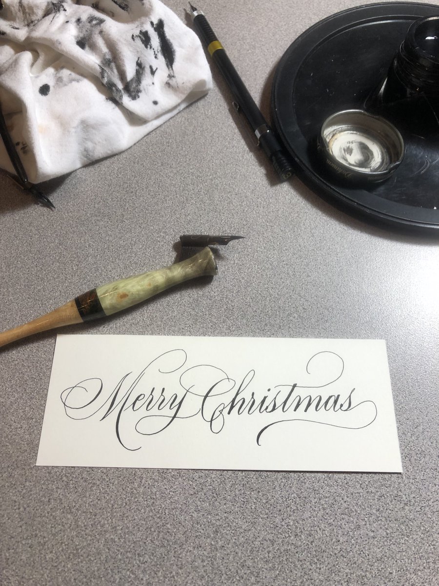 Come meet artist Julia Thompson today and see her beautiful works of art using the art of calligraphy.  Personalized bookmark for all who come to The Art and Faith of the Crèche.  Open until 6pm-Admission Free  luc.edu/luma/