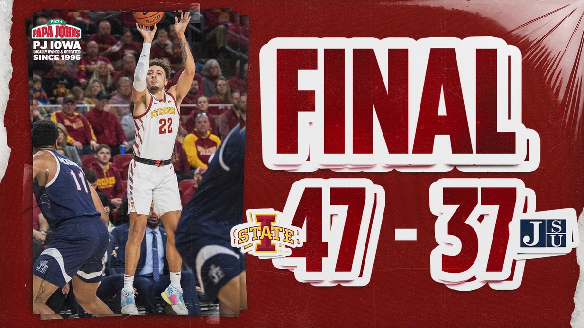CycloneMBB's tweet photo. 10-0

#Cyclones | #C5C https://t.co/9OljxzLpdN
