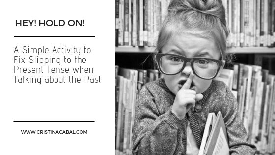 blogdecristina's tweet photo. One of the most common slips our students make is shifting to the present simple when they are speaking about something that happened in the past. Here’s a fun speaking activity where students help each other. https://t.co/zqf1Uz3EKx #simplepast #speaking #blogdecristina https://t.co/MTRIVPXpxT
