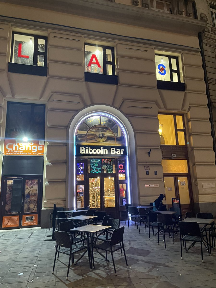 IntheYear2031's tweet photo. Someone tell me BTC doesn’t have Mainstream adoption. (Budapest) https://t.co/BMQRHPwv84