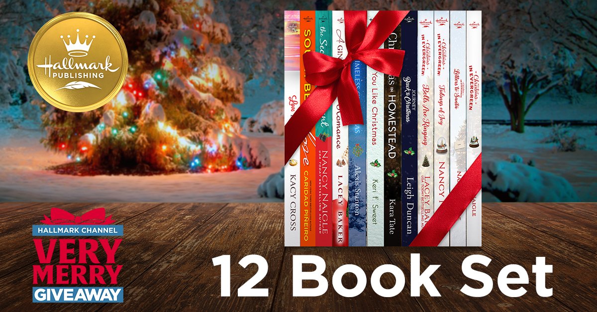 #Christmas is around the corner, but you could get a gift today! Enter <a href="/hallmarkchannel/">Hallmark Channel</a>'s Very Merry Giveaway, like today's holiday book bundle! Plus the grand prize is $10,000 for you &amp; $10,000 to share with a friend! Enter daily here: ow.ly/mYUN50GV3Fz