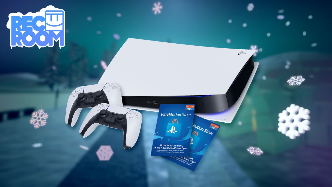 Rec Room on X: Rec Room has officially released on PlayStation 5! To  celebrate, we're giving away a free PlayStation 5, controllers, and $50  PlayStation Gift Cards! Check out  to enter