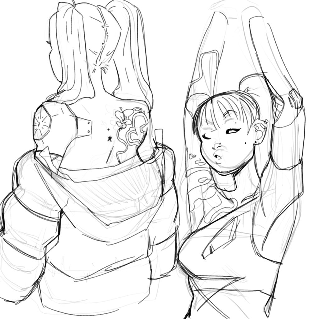 orange bubble jacket girl has made it into my oc hall of fame 