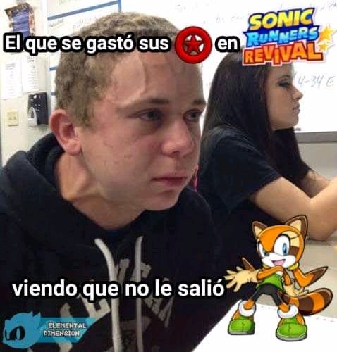 ElementalDimen1's tweet photo. Yo si la conseguí, pero me quedé pobre  

#sonicrunnersrevival #marinettheraccon https://t.co/v8xGISpJin