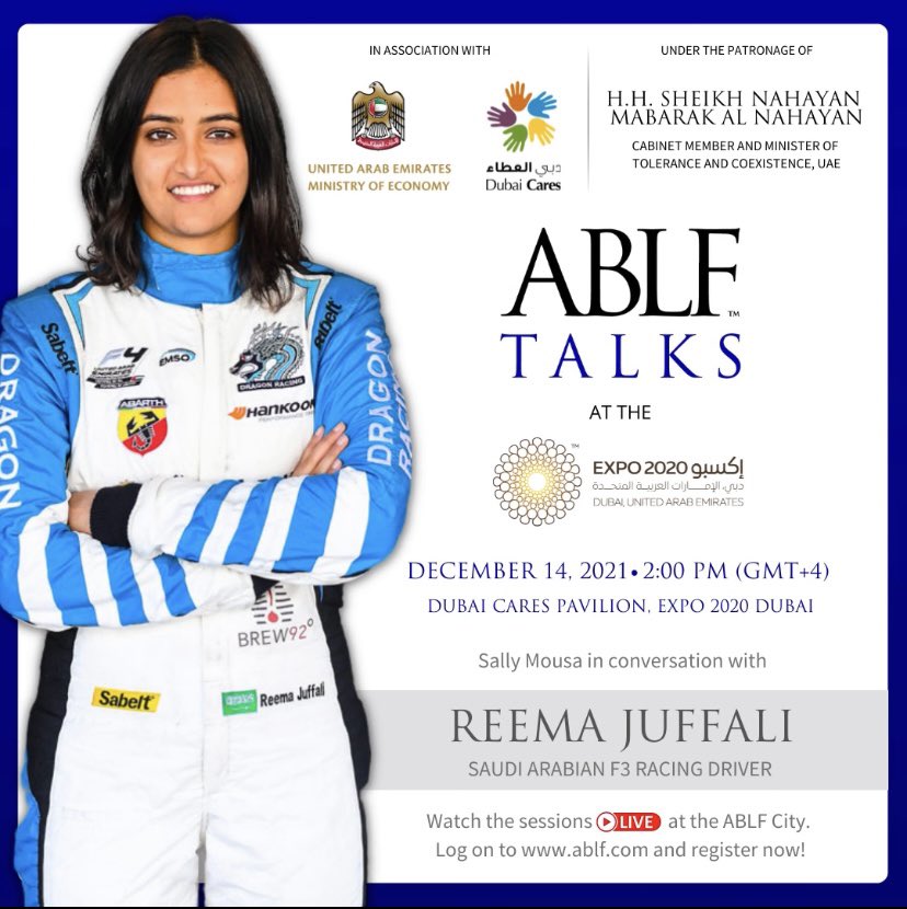 ablf's tweet photo. Watch @reemajuffali share her incredibly inspiring story at the third edition of the ABLF Talks Hybrid at Dubai Cares Pavilion, Expo 2020 Dubai on December 14, 2021.
Register now on https://t.co/GjIP9jfcN9 to join us virtually at the ABLF City. #ABLFTalks https://t.co/jwMBpu8QNa