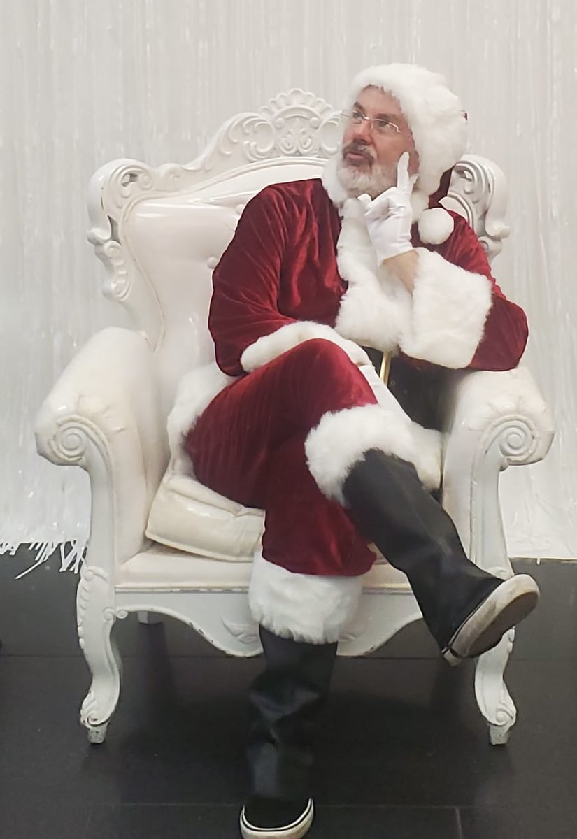 BCPetsFriends's tweet photo. Meet our new Partnerships and Development Manager, Christopher. He also moonlights as Santa! Anyone need a Santa for rent? His fee is a donation to Pets and Friends. #SantaForRent https://t.co/VO2LCVoocF
