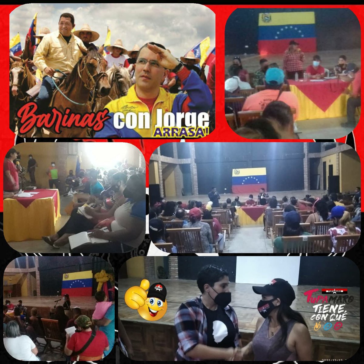Hoy 12/Dic estubo la Ministra Isis Ochoa en la Casa de la Cultura donde TUPAMARO SUCRE dijo presente. Organizando estrategias de trabajo para estas elecciones 09/01/2022. Así garantizar la Victoria de nuestro próximo Gobernador. Jorge Arreaza. #TUPAMAROSUCRE #TUPAMAROVACONTODO