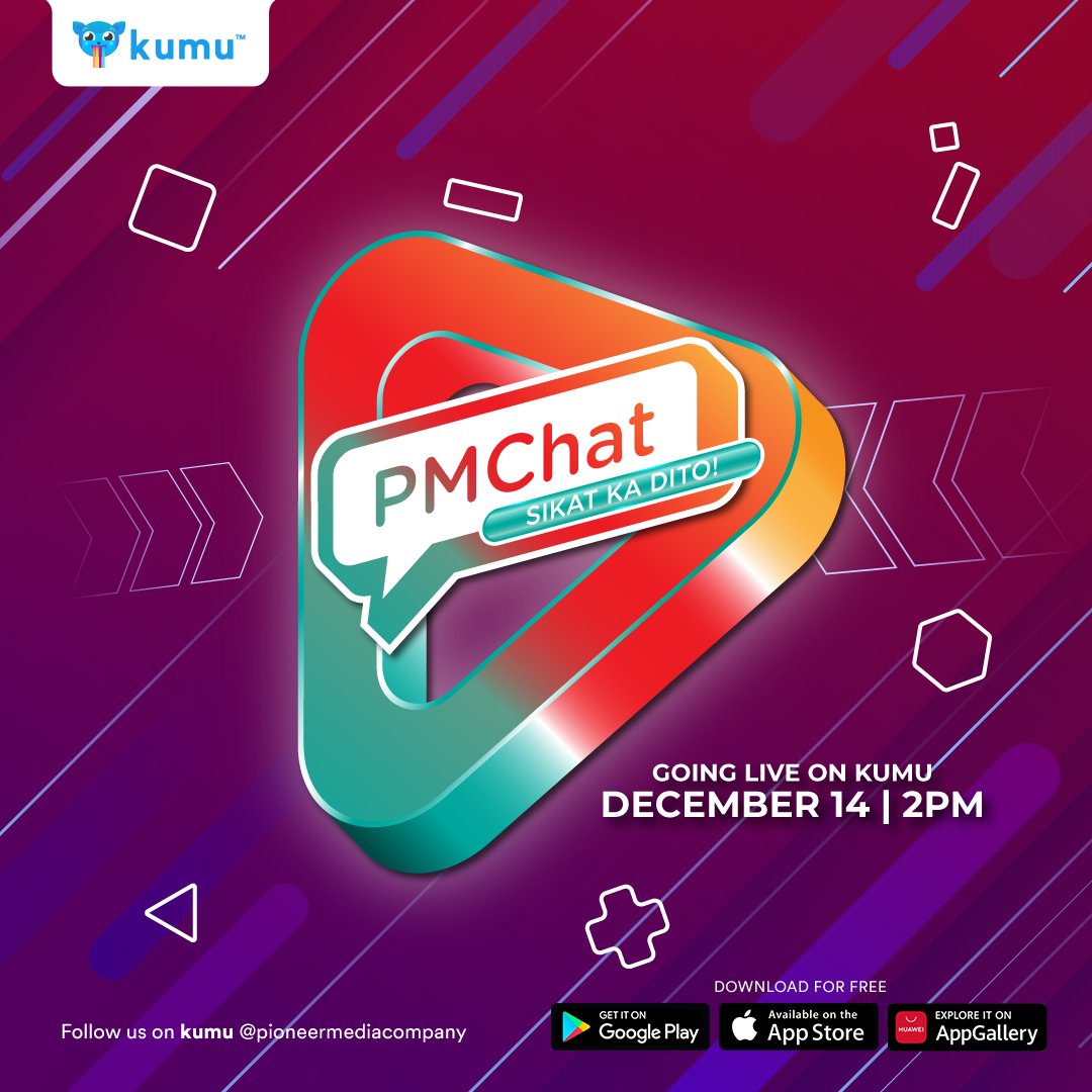 pioneermediaph's tweet photo. We are beyond words with our first talent search, I AM PIONEER: Digital Celebrity Hunt, and the journey we went through. Come to know them in our next episode of PMChat: Sikat Ka Dito!
Catch you on our live stream tomorrow, Dec 14. https://t.co/Ze4PDEucth
#PMChat #iAmPioneer https://t.co/UGEg7Z1UtQ