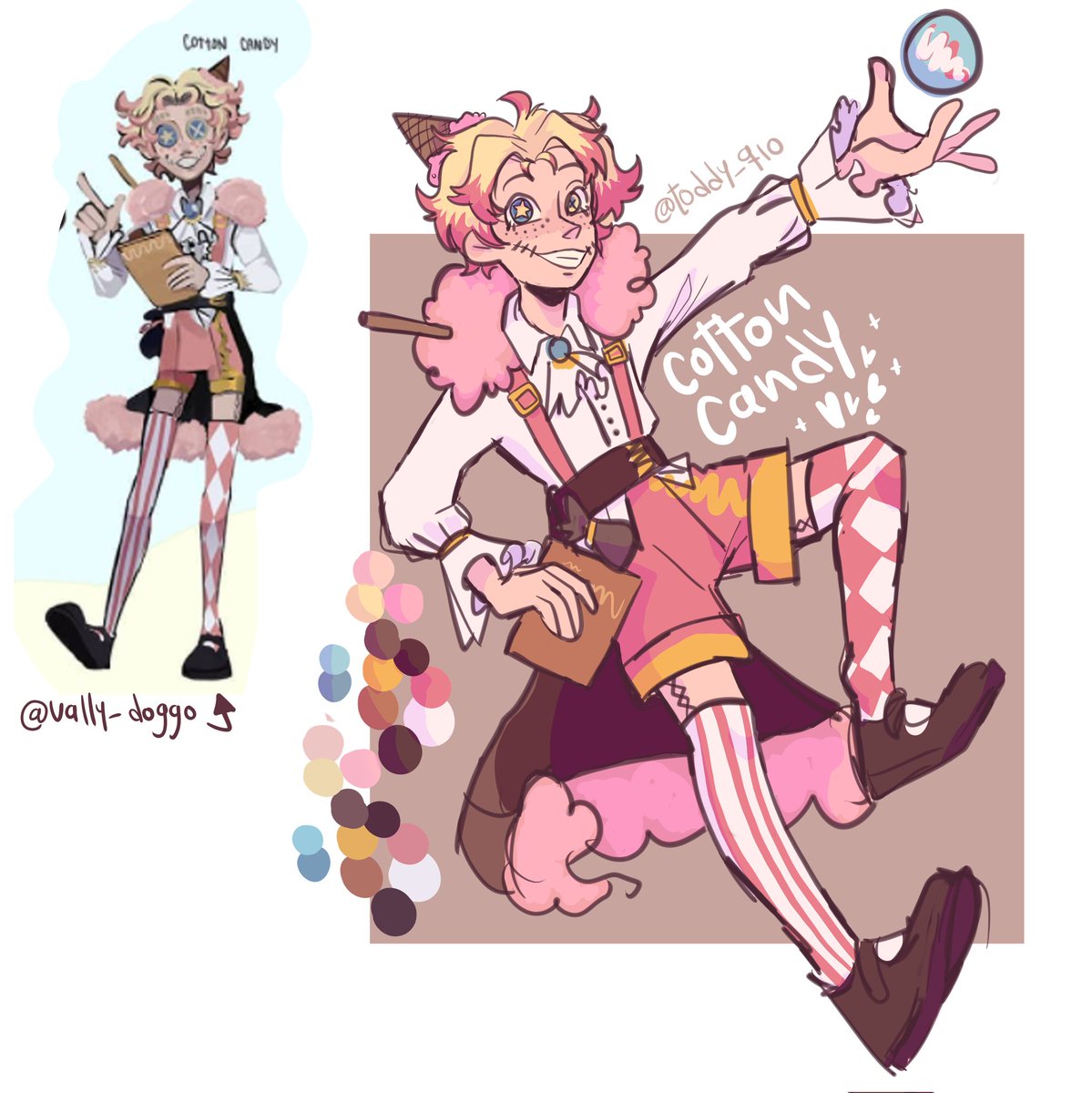 Katomimir_'s tweet image. when @vally_doggo revealed these designs and I became a Candyland II simp 

#Candylandii #identityv