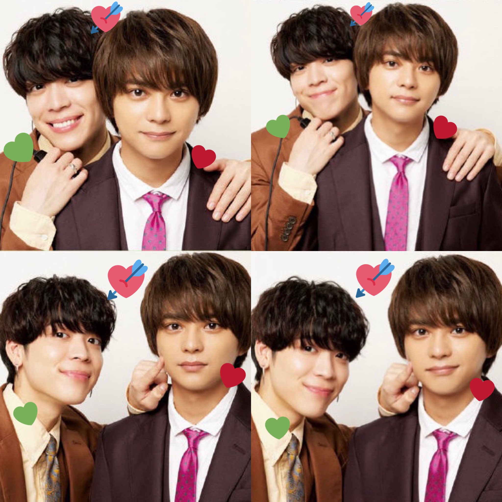 𝑆𝑜𝑡𝑖𝑚𝑢 これは プリのポーズで使ってくださいって 言ってるようなもんやん ペア別に分けたら死にました 聡ちゃんだけです しょりそう けんそう ふまそう 松島聡 佐藤勝利 中島健人 菊池風磨 T Co Puxmfop9or