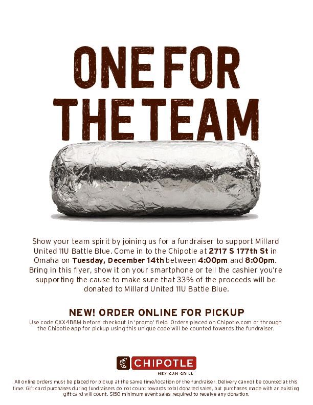 CherisKite's tweet photo. Your dinner plans for Tuesday are set!Kelbee’s ⚾️ team would love your support for the upcoming season.Come on out to the Chipotle on 177th &amp; West Center (12/14/21).They are giving 33% back when our team (Battle Blue 11U) is mentioned or a digital flyer is shown to the cashier. https://t.co/8kJ8OD1Tqf