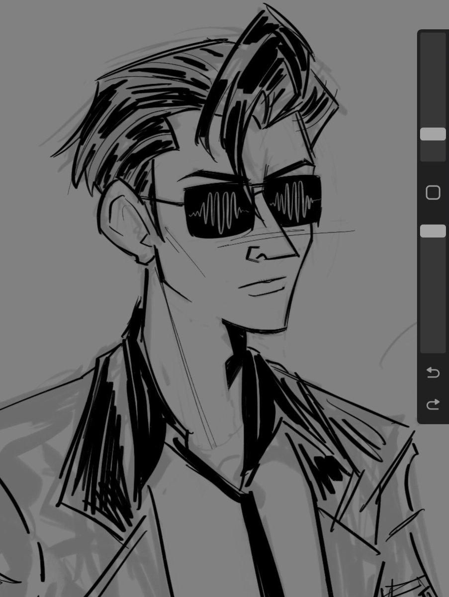 once again drawing things that 16yo me would've loved to see back on 2013 grunge tumblr 