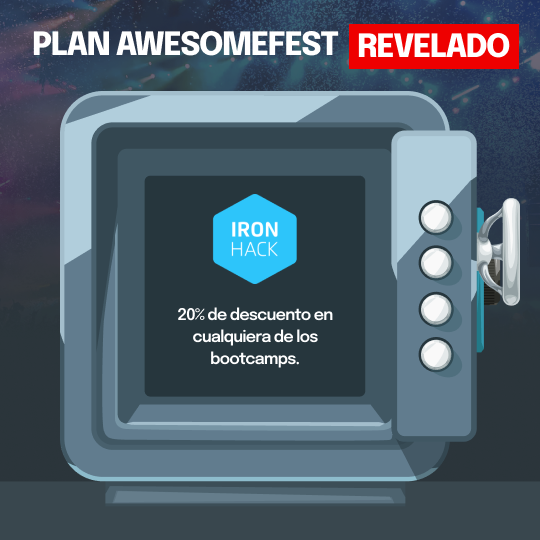 getonbrd's tweet photo. ¡Falta muy poco! Regístrate hoy en el #AwesomeFest2021 y accede a descuentos y promociones exclusivas en @ironhack   ❤️🤩

Inscríbete gratis en https://t.co/LX910DQL7b https://t.co/px40igEYdg