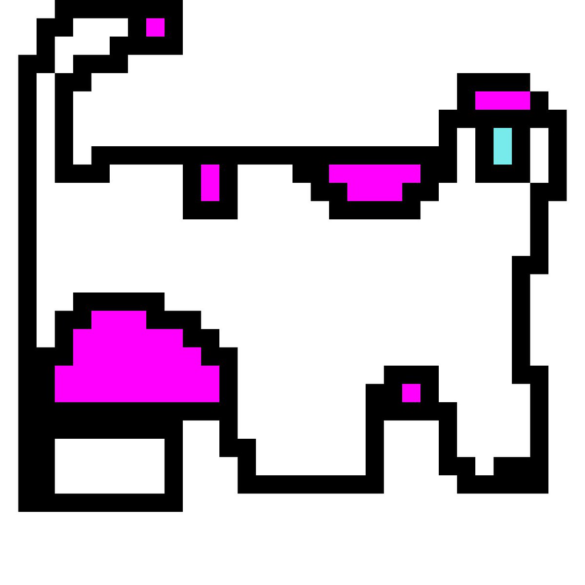 Lexgotti's tweet photo. It’s a rare toolie that lurks around the pcie bay and fight evil dust bunny 👿
#toolie #Lexgotti #nfts name kcat 😸
Toolie kcat by #Lexgotti #pixilart #pixelart #pixilartapp https://t.co/KiAp2HLpto https://t.co/mwiODs4L7R