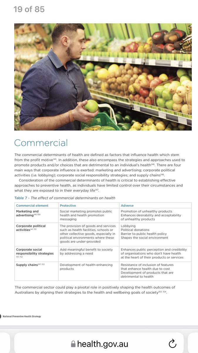 lewest's tweet photo. Pleased to see more recognition of contextual &amp; systemic determinants of health in @AusGov’s new National Preventive Health Strategy including commercial, digital, environmental, cultural &amp; structural alongside social. 
#CDoH #NPHS #ActOnNCDs #beatNCDs 
🦘https://t.co/0TPyWYLAZy https://t.co/jOfEFpQJpr