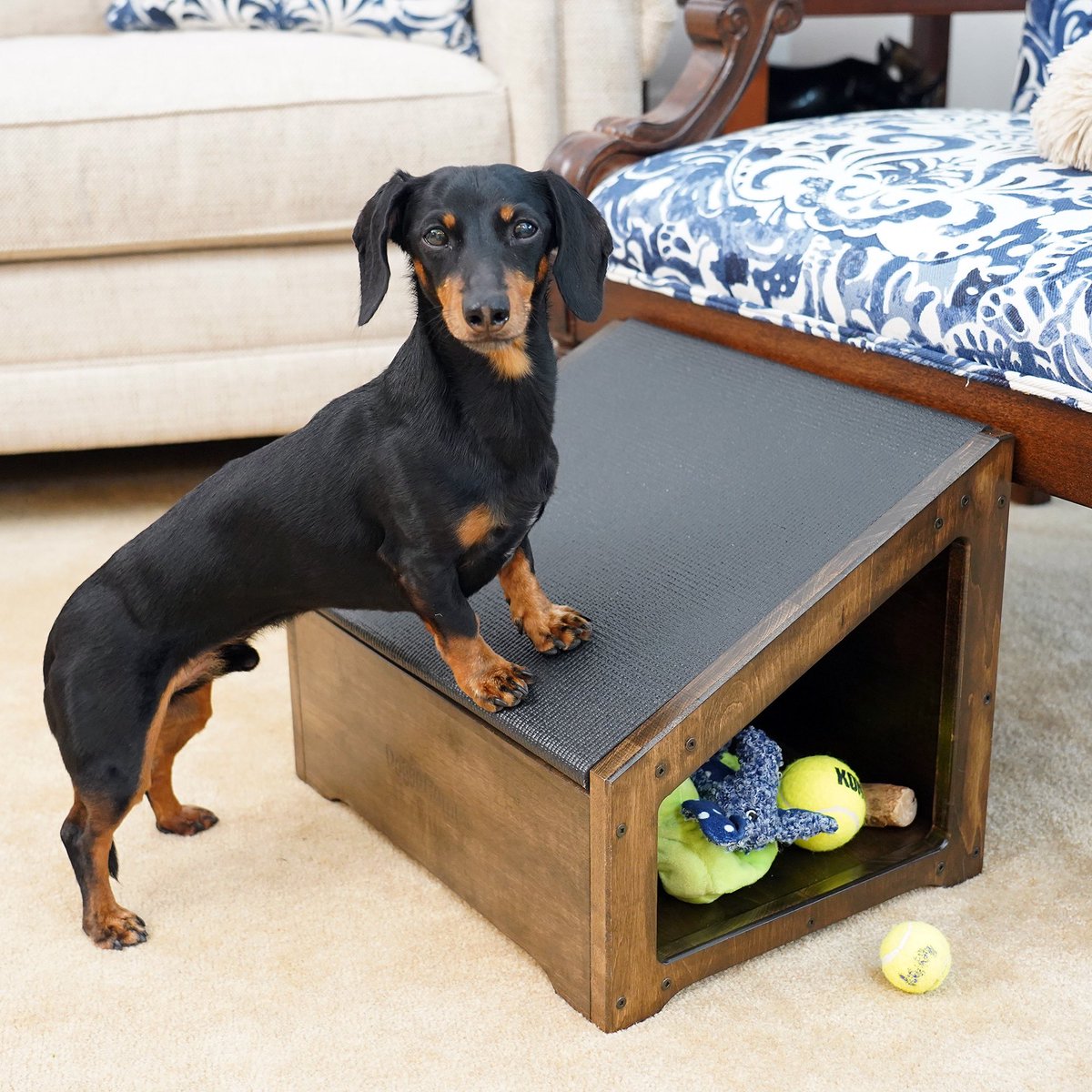 DoggoRamps's tweet photo. Guess what!! We have a new product coming out shortly and it’s called the STEPRAMP; the compromise between a step and a ramp, perfect for single chairs, ottomans, or even the couch - especially if space is a concern! 

Sign up for the wait list at https://t.co/ehC2ZBrVNO https://t.co/9cPcXzYYey