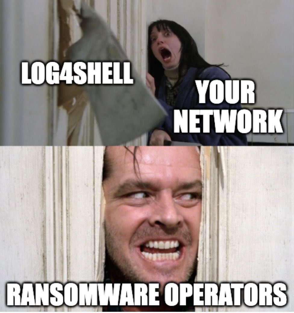 Doing Hot Mom Shit on Twitter: "#log4j #Log4Shell Exploits aren't funny but  these memes are just too good https://t.co/guwCgXicOF" / Twitter