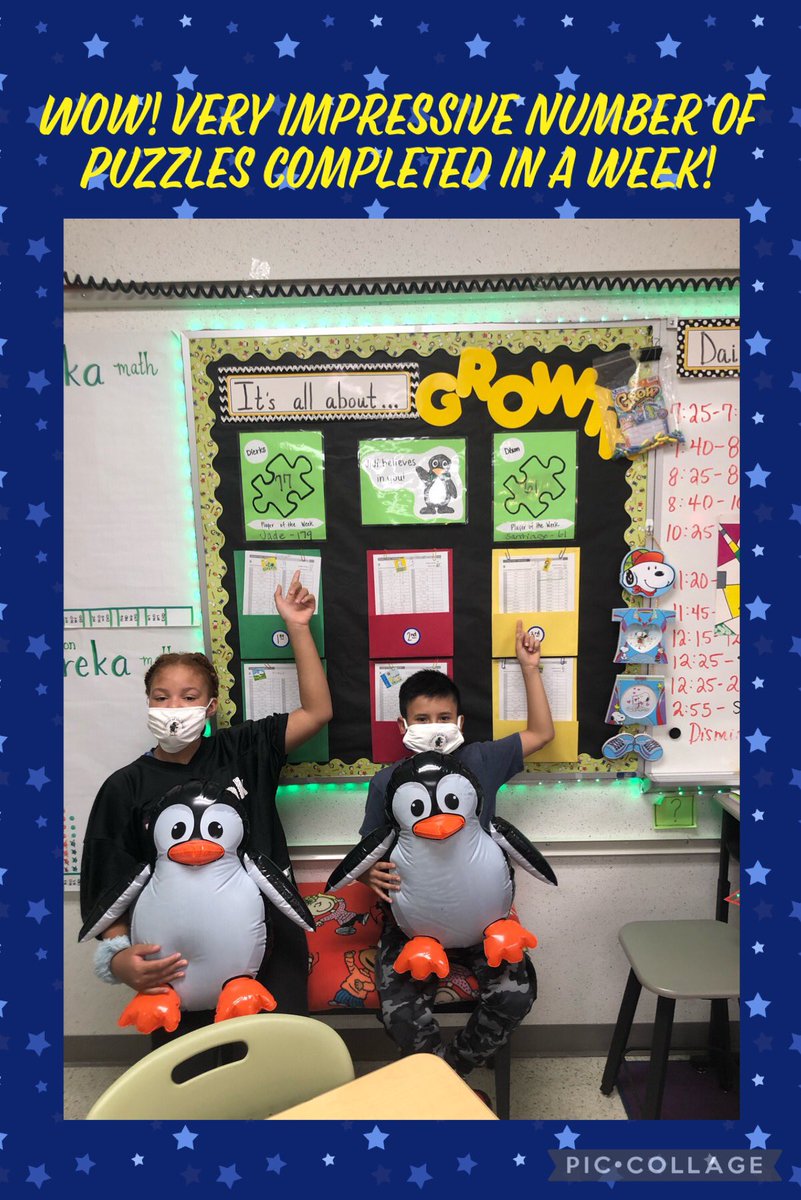 KariDierks's tweet photo. Congratulations to Camp Snoopyโs top puzzle getters from last week. ๐ ๐ These mathematicians enjoyed being a teacher assistant with Jiji by their side. @STMath ๐ง @GreenspointAISD ๐ฆ #puzzleup ๐งฉ https://t.co/ESOgwiZPKs