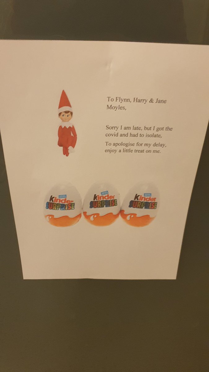 cnof83's tweet photo. the dreaded #elfontheshelf makes his return tonight. #covid was a grand excuse for his late arrival. Only 11 nights to remember to move him #elfwatch @IanDempsey https://t.co/MsDUXbh6Tu