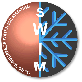 AliBramson's tweet photo. Also check out #AGU21 talks showcasing @RedPlanetSWIM results!

1:00-1:05 Tuesday (Room 220-222) Gareth Morgan:
Defining the Equatorial Extent of Subsurface Ice on Mars through Global Geomorphic Mapping

1:15-1:20 Tuesday (Room 398-399) Than Putzig:
Mapping Ice Resources on Mars https://t.co/iW68r6ApMF