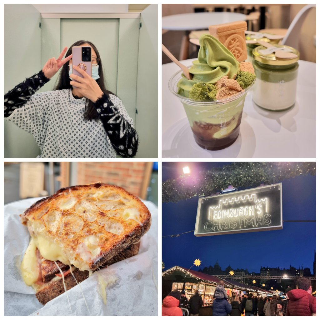 chamyeewei's tweet photo. 2021 WEEK 48 (wb: 29.11.21)
• last scans n discharged
• tsujiri by Jeremy woohoooo
• ham grilled cheese at northern rye was lush
• edinburgh w momma https://t.co/Ixm2ZOTC1c