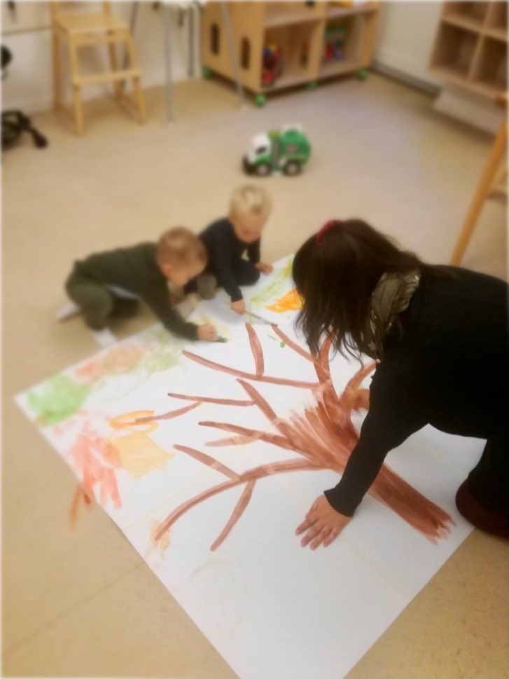 SmileMone's tweet photo. “The Lyne Tree” - by the coolest tiny humans in the world and me 🌱🌳 #MotherlandFortSalem #LyneRenee https://t.co/LPveHFkxv4