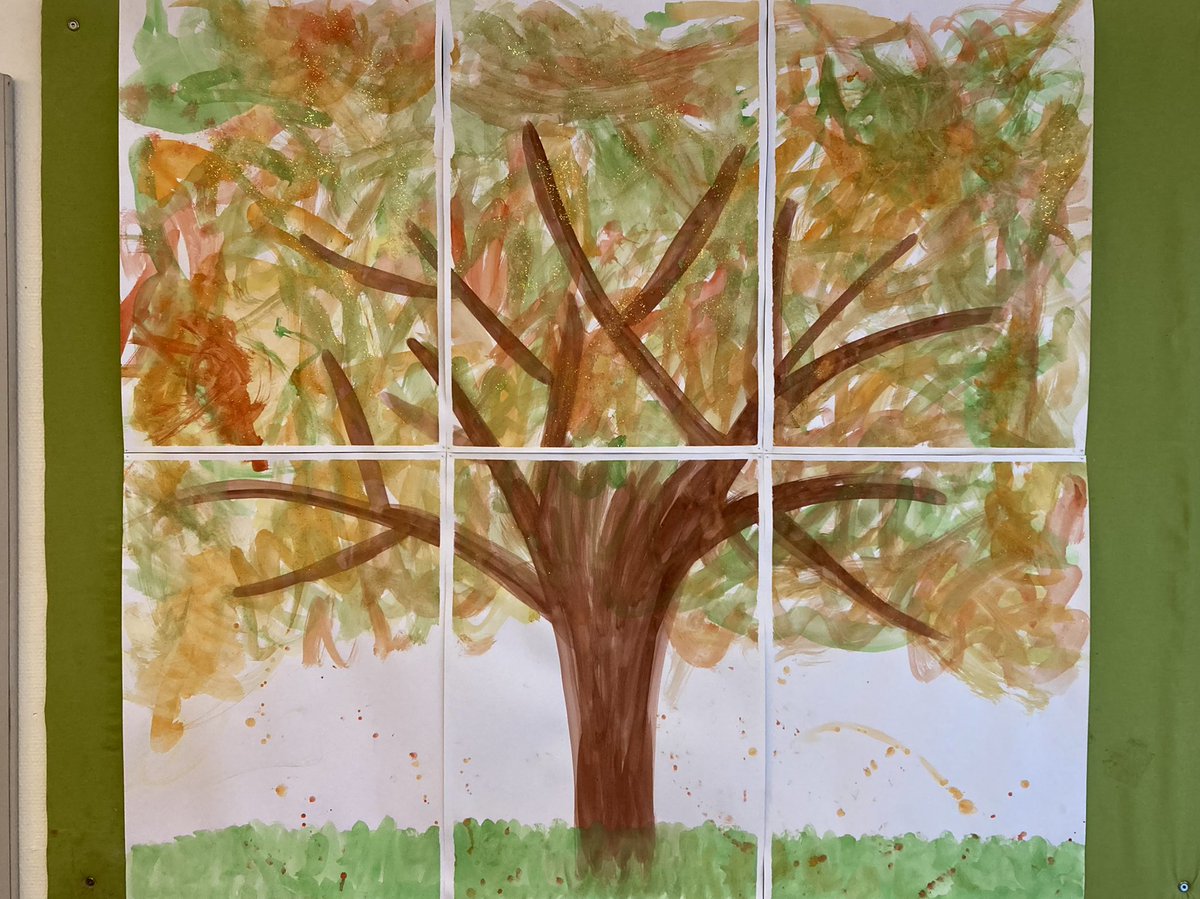 SmileMone's tweet photo. “The Lyne Tree” - by the coolest tiny humans in the world and me 🌱🌳 #MotherlandFortSalem #LyneRenee https://t.co/LPveHFkxv4