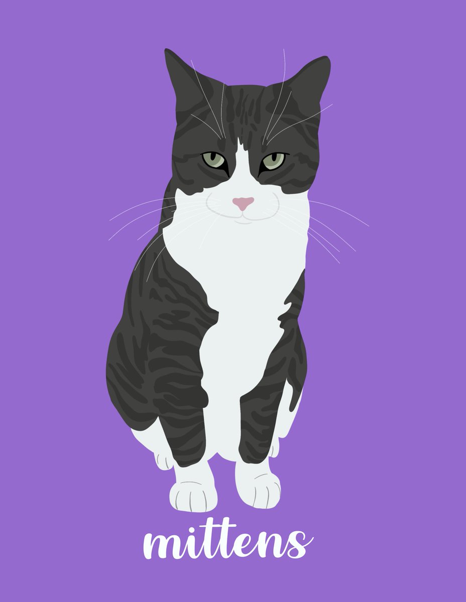 mythrilgc's tweet photo. Today from our Creative Corner comes Eb0shka with several minimalist #art pieces of Discord members’ #pets! https://t.co/2JzWUjxb0v