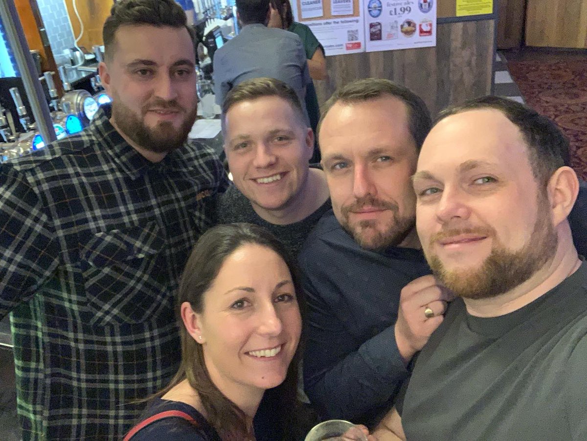 Davec_21's tweet photo. Christmas night out with the old team, as always a great fun filled night. https://t.co/Z0pi3zaP0N