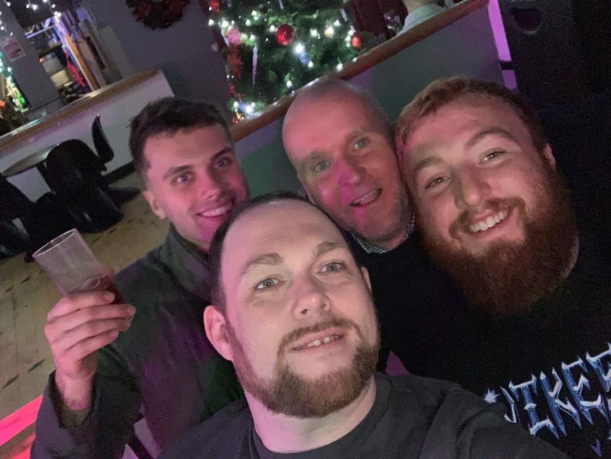 Davec_21's tweet photo. Christmas night out with the old team, as always a great fun filled night. https://t.co/Z0pi3zaP0N
