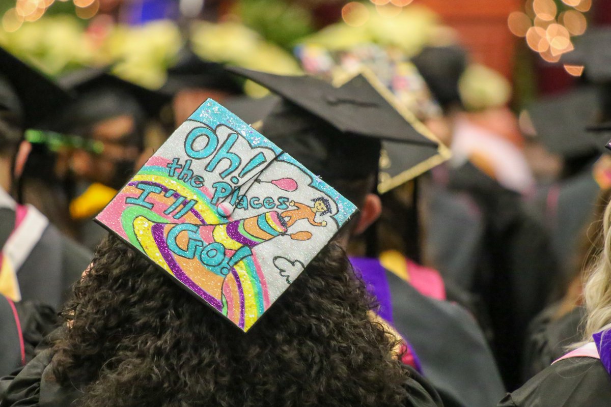 GannonU's tweet photo. Hats off to you, Knights. #GannonGrad 🎓 https://t.co/taa4slHfOb
