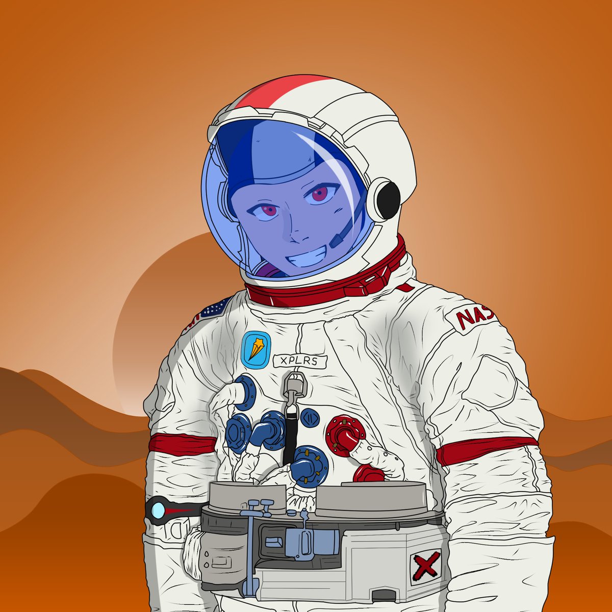 XPLRS_Project's tweet photo. 5 days until our public launch 🚀🪐

Introducing the XPLRS White Space Suit 🛰️ Will you get one of our rare pieces?

#SolanaNFT #Solana https://t.co/5sJV406hEM