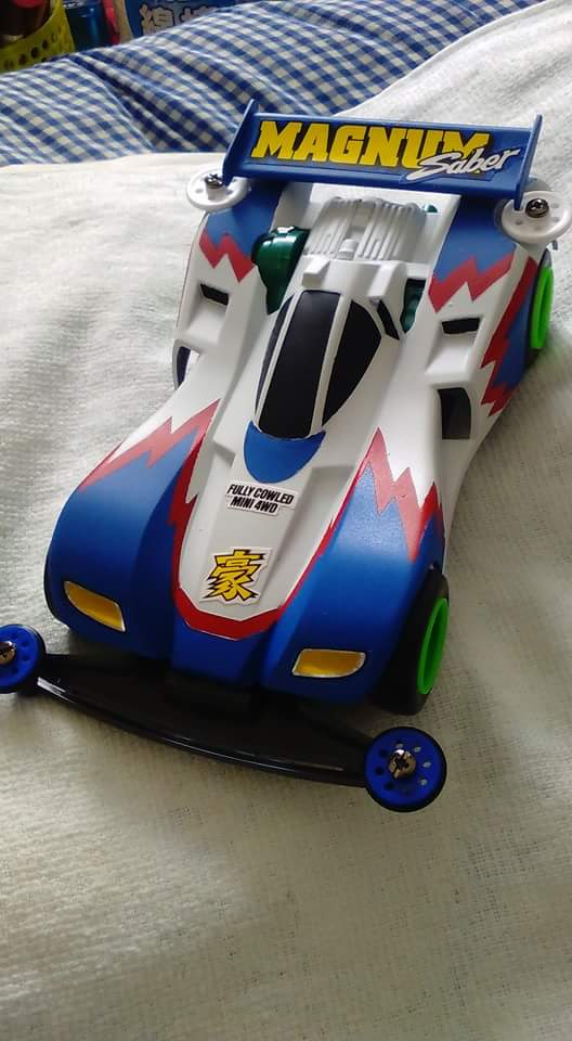 2次元塗装　サイクロンマグナム ミニ四駆 2次元塗装 サイクロンマグナム ミニ四駆 二次元塗装】ミニ四駆 爆走