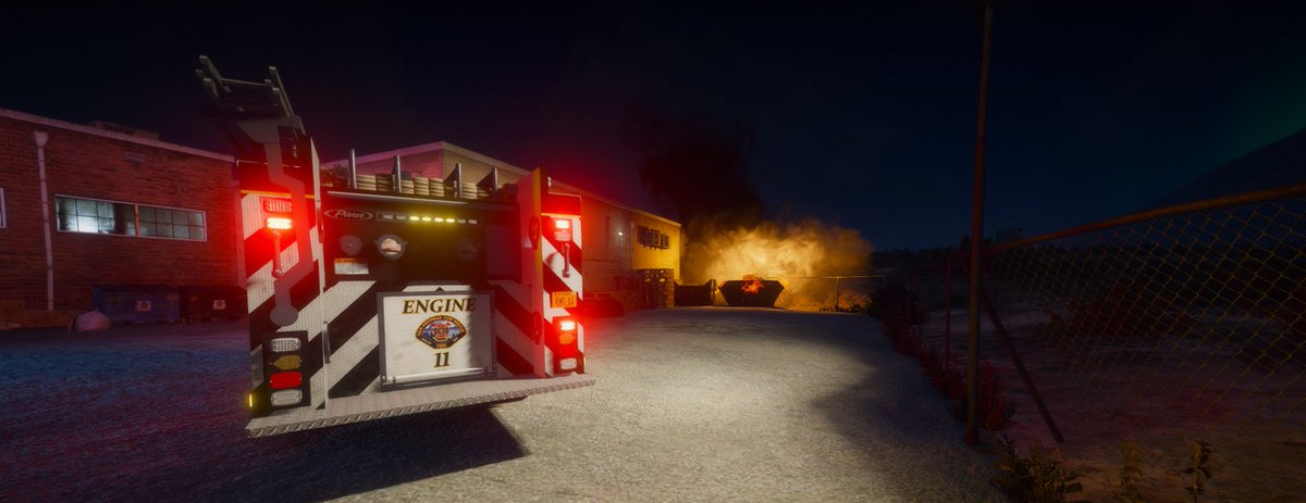 Dumpster fire in Harmony. quick response from <a href="/Northern_SAFR/">San Andreas Fire Rescue</a> 

#ARP #FIVEM #AbsoluteRP #grandtheftauto #GTARP #SAFR