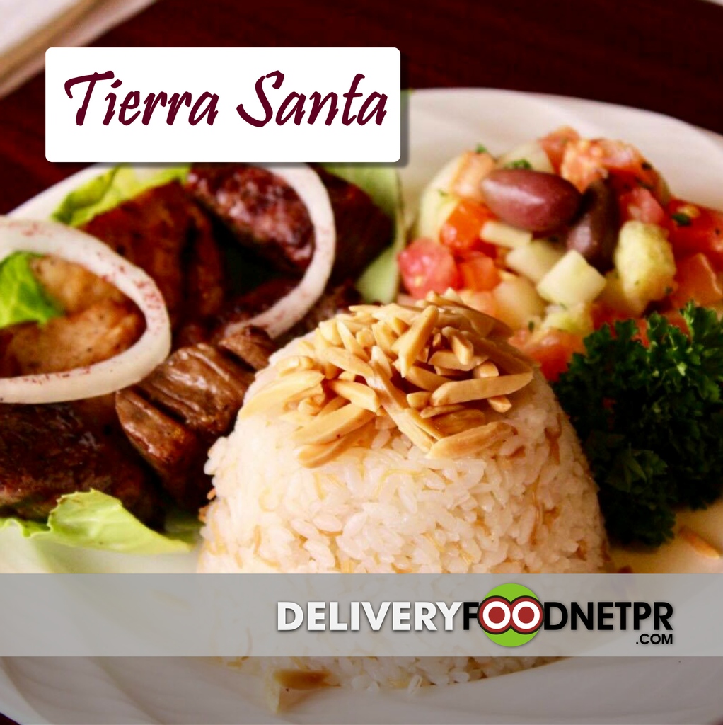 foodnetpr's tweet photo. DELIVERY FOODNETPR de los deliciosos Platos Arabes de RESTAURANTE TIERRA SANTA en la comodidad de tu Hogar. Hummus, Falafel, Kababs de Res, Pollo, Cordero y mucho más! Completa este manjar con unos deliciosos Baclavas de Pistachio! Pídelos hoy. https://t.co/fSXFI1maVp