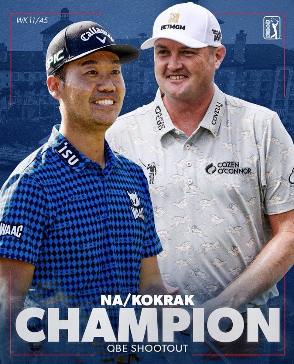 Walking off 2021 as winners! 🏆💫 <a href="/kevinna915/">Kevin Na</a> #Victory <a href="/PGATOUR/">PGA TOUR</a>