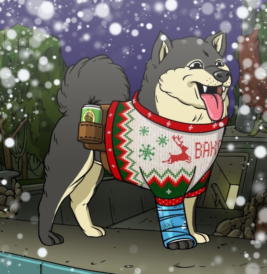 sandrikNFT's tweet photo. Thank you for keeping my doggo stylish and warm this holiday season, @niftytailor @akwrks !! #bakc @BoredApeYC https://t.co/yENIwwXmsA