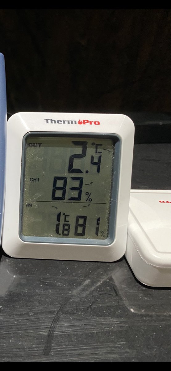 BirdWatcher88's tweet photo. @ThermoProBBQ Hi there! I’ve been struggling to get the base station and remote sensor of the TP-60 to give the same reading when they’re in the same temperature. So I’m not sure which one to believe. Is there a way to calibrate? Thanks! https://t.co/PhyzIL4SEK