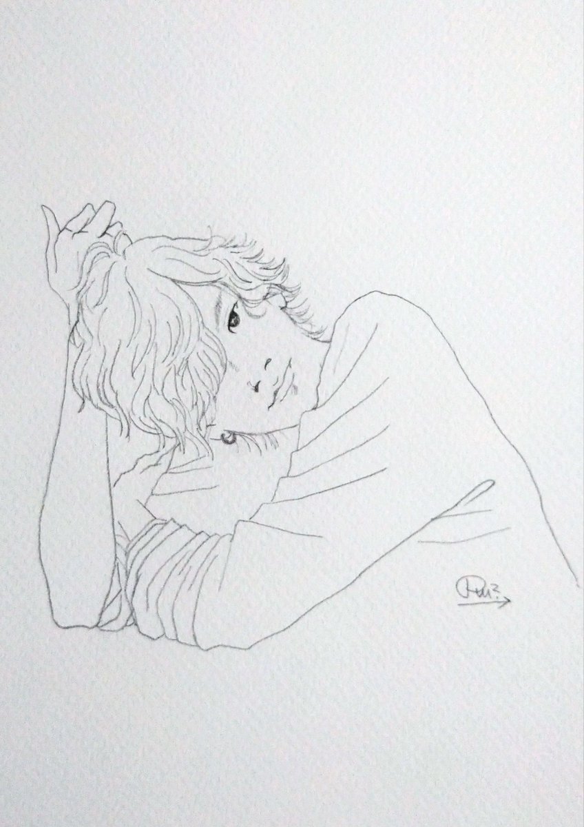 「今日早く帰ってきてね」
 #米津玄師 
 #KenshiYonezu
 #米津玄師イラスト 
 #シャーペン画 
  #インスタはセリフが違うョ 