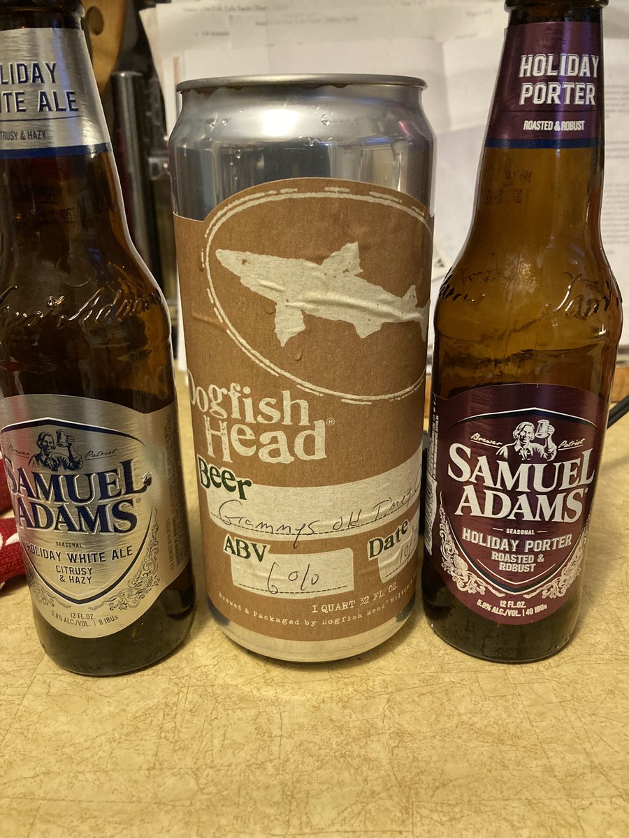 BrentCornwell's tweet photo. @SamuelAdamsBeer @dogfishbeer I’m glad you 2 became friends. https://t.co/NZG2EPIseh