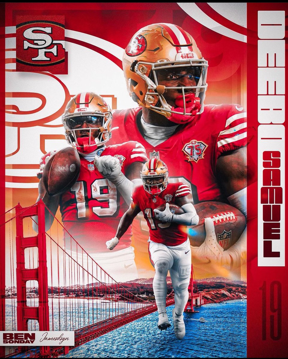 OurSf49ers's tweet photo. #ProBowlVote + @19problemz 

Deebo Samuel for MVP 😤 

#49ers || #FTTB https://t.co/eyD6lUEPUk