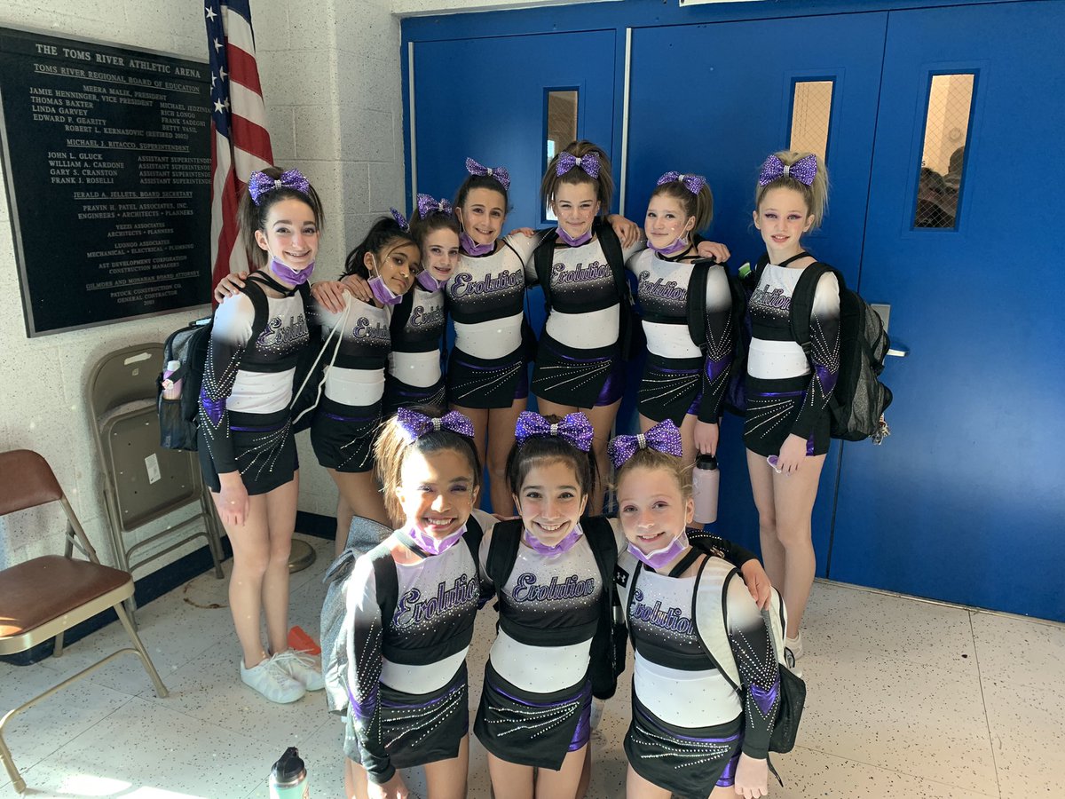 A FIRST PLACEweekend for Evolution All-Stars Asteria!  Congratulations girls on launching your competition season with such high scoring routines!