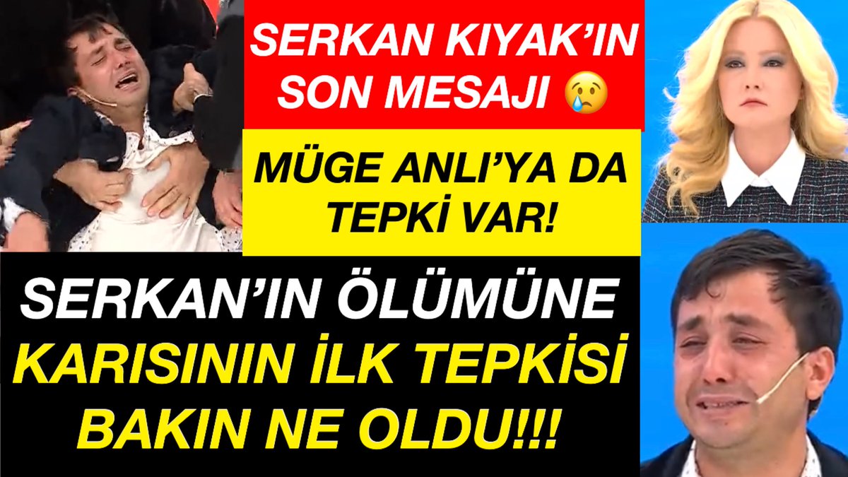 Serkan Kıyak’ın ölüm haberine KARISI ZEHRA’NIN İLK TEPKİSİ BAKIN NE OLDU!!!😡 youtu.be/XV2-zdqdcJU #serkankıyak #muegeanli