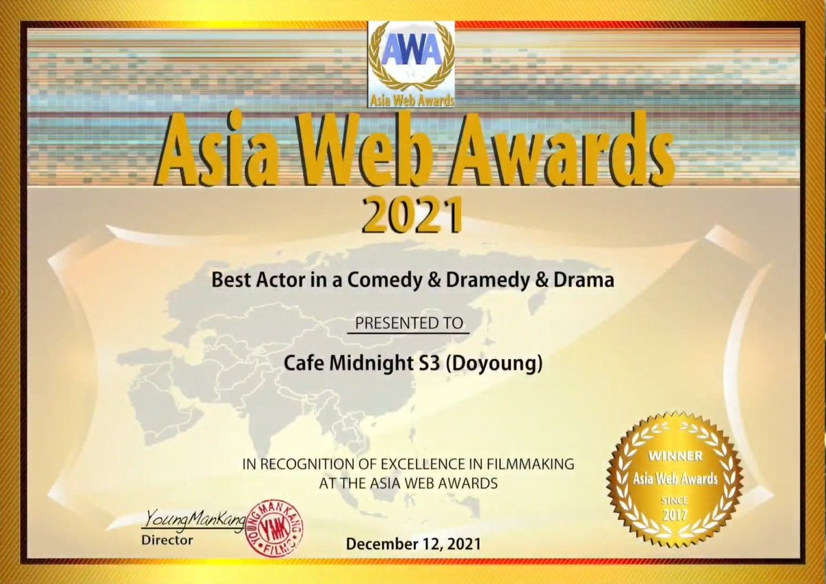 Doyoung won 'Best Male Actor in a Comedy & Dramdery & Drama' at @asiawebawards 🏆 
This is his 3rd award this year for his acting alone! Congratulations 💙 

@NCTsmtown @NCTsmtown_127 @SMTOWNGLOBAL 

#DOYOUNG #NCT_DOYOUNG #NCT도영 #도영 #NCT_도영