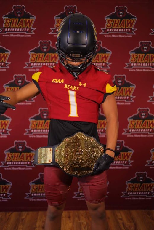 KristianLyons23's tweet photo. Great Official Visit @ShawUFootball this weekend! Thank you @CoachConyers_ and @CoachAJ_Jones as well as the rest of the coaching staff for the hospitality. https://t.co/jS8T7rWpGJ