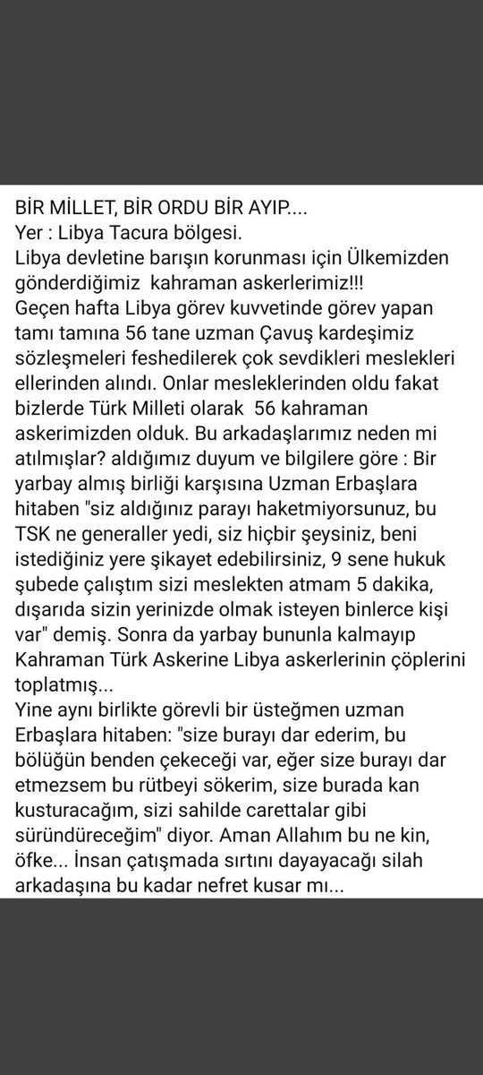 Habibeegri's tweet photo. 56 Kahraman , 56 Şehadet Yolcusu, 56 Yuva , 56 Gelecek ;
İki dudak arasından çıkan “atın, atarız, sözleşmelerinizi fesh Ederiz” kelimelerine bırakılamaz  #56KahramanUzmCvş
#56KahramanUzmÇvş
#ADALET https://t.co/CY5nAhko9s