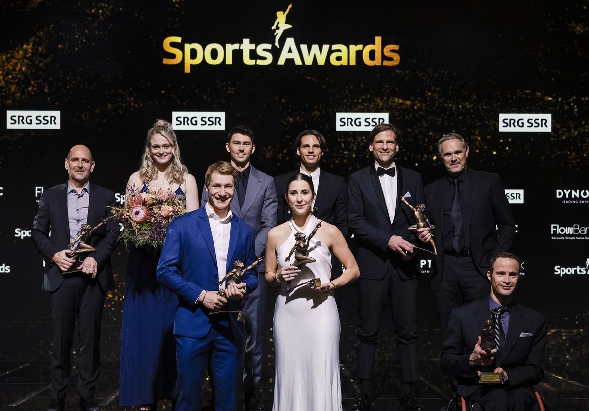 Herzliche Gratulation an die Siegerinnen und Sieger des Abends! Was für eine Sportnation♥️🇨🇭
#SportsAwards @srfsport <a href="/RTSsport/">RTS Sport (compte archivé)</a> <a href="/RSIsport/">Sport RSI</a>