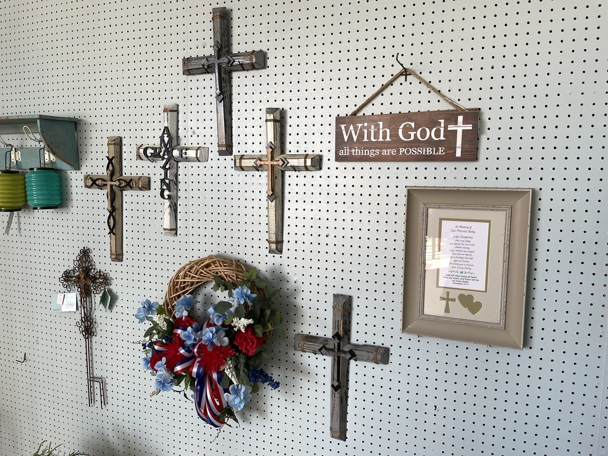 For all the damage in town, and in our store, amazingly enough, this wall was left untouched. 

#MayfieldStrong 🙏🏻