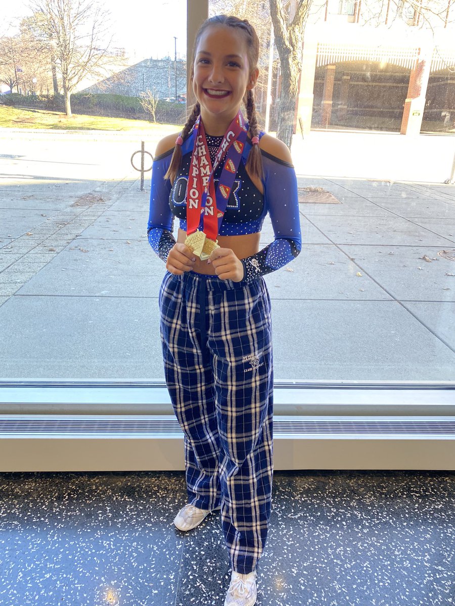 jalbert77's tweet photo. This little sister can’t come home a 2 time National Champion without reppin’ her @UNHClub_Cats flannel pj pants💙🐾 https://t.co/4sGZWpxEOU