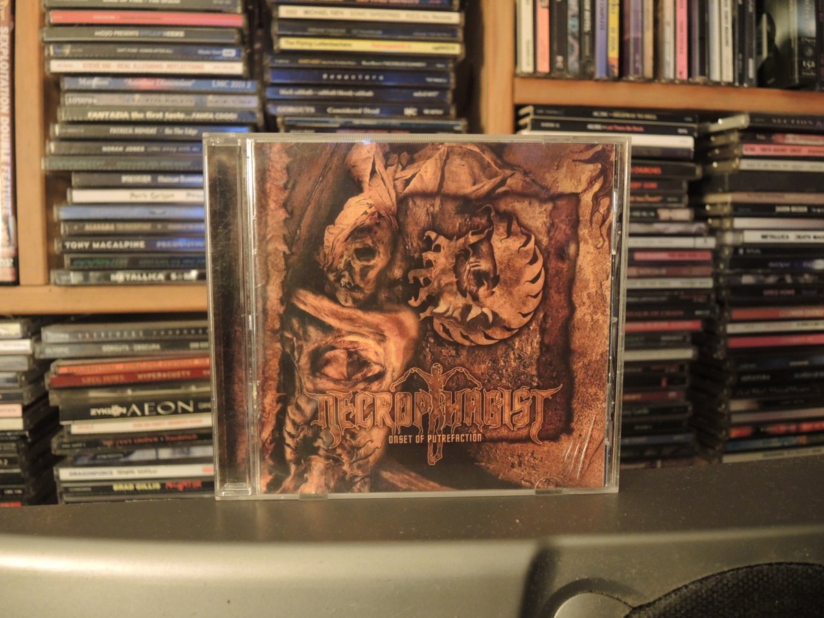 1974older's tweet photo. Necrophagist - Onset Of Putrefaction
Relapse 2004 Reissue
Oh, Muhammed wherefore art Thou?
Such beautiful catchy tech chops from the German wunderkinds. #masterpiece
Another album & they were gone..
💀💀💀
#Necrophagist #MuhammedSuicmez #ExtremeUnction #MutilateTheStillborn https://t.co/xf30c9qizK